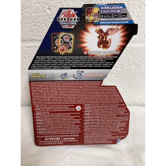 Bakugan Evolutions Platinum Series Dragonoid True Metal - Picture 3 of 3